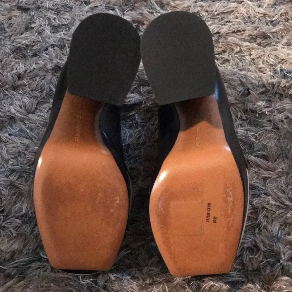 Bottega Veneta Black/White Platform High Heels, Size 36